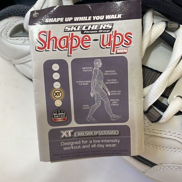 NEW WITH TAGS SKECHER SHAPE UPS IN WHITE LEATHER - Picture 2 of 11